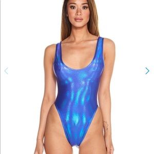 Iheartraves Spectrum Holographic Bodysuit